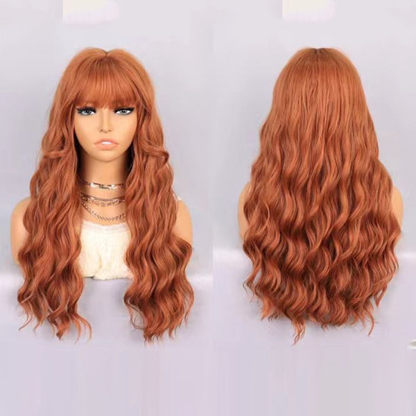 no21 2PCS 50 OFF FH P13937 beautiful ginger color long wavy