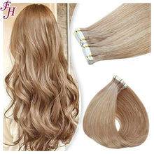 Load image into Gallery viewer, FH factory price remy straight tape in human hair extension