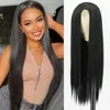 Load image into Gallery viewer, QUEENTAS 24&quot; Long Black Wig Straight Human Hair Wigs for Black Women Glueless Black Wigs None Lace Wigs