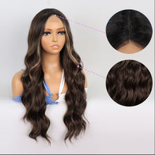 Load image into Gallery viewer, no23 ✨2PCS 50% OFF✨ FH P14099 middle part lace closure highlight color synthetic wig