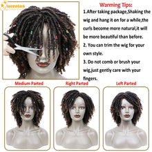 Load image into Gallery viewer, yms✨2PCS 50% OFF✨P13574 Dreadlock Wigs for Black Women and Men Short Curly Big Afro Braided Wigs Faux Locs Twist Braiding Synthetic Wigs