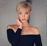 FH P13346 wholesale short pixie machine made synthetic wig