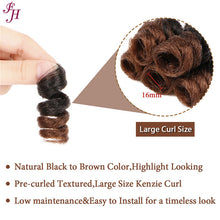 Load image into Gallery viewer, FH ombre braiding hair 10 inches pre stretch synthetic braid hair
