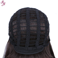 Load image into Gallery viewer, FH factory fashion wig short black bob synthetic hair wig