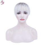 FH high quality wig fashion color short synthetic hair wig