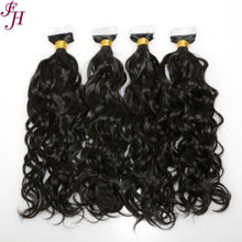 Load image into Gallery viewer, FH wholesale human hair water wave tape in hair extensions