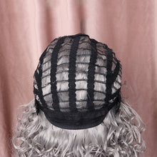 Load image into Gallery viewer, FHTK P13913 black and grey curly synthetic wig