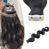 FH wholesale human hair body wave tape in hair extensions