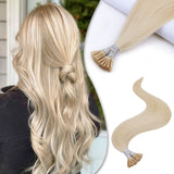 FH wholesale 613 blonde human hair i tip hair extensions