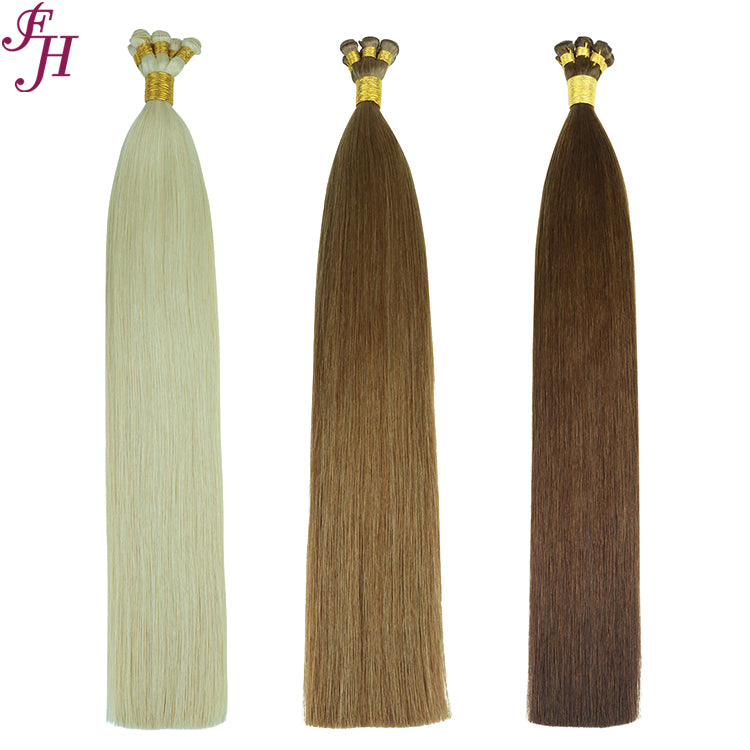 FH wholesale 613 blonde hand-tied weft human hair extensions