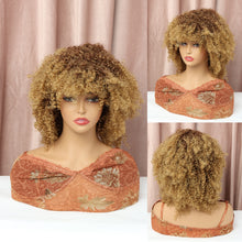 Load image into Gallery viewer, FHGZ P13912 machine made curly hair synthetic wig