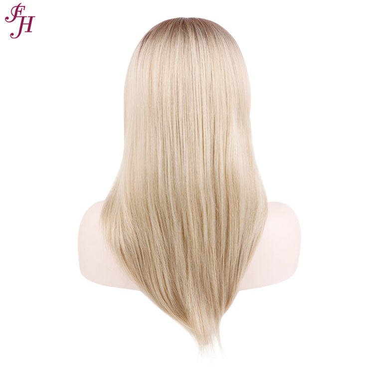 FH factory price high quality P12772 straight synthetic hair wig