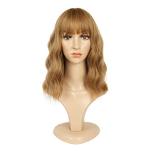 Load image into Gallery viewer, FH P13803 blonde bang wavy synthetic wig