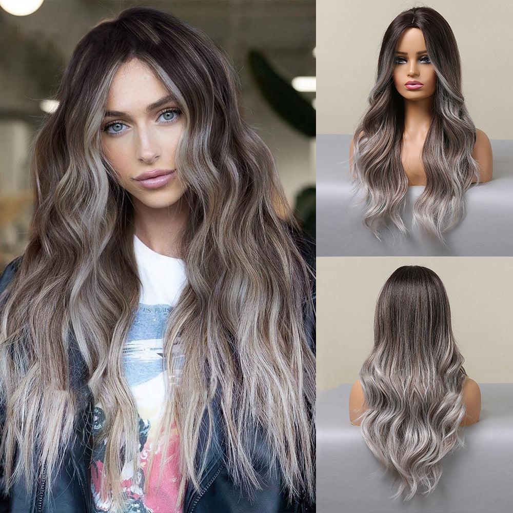 no41 ✨2PCS 50% OFF✨ FH P14340 ombre brown color synthetic wig