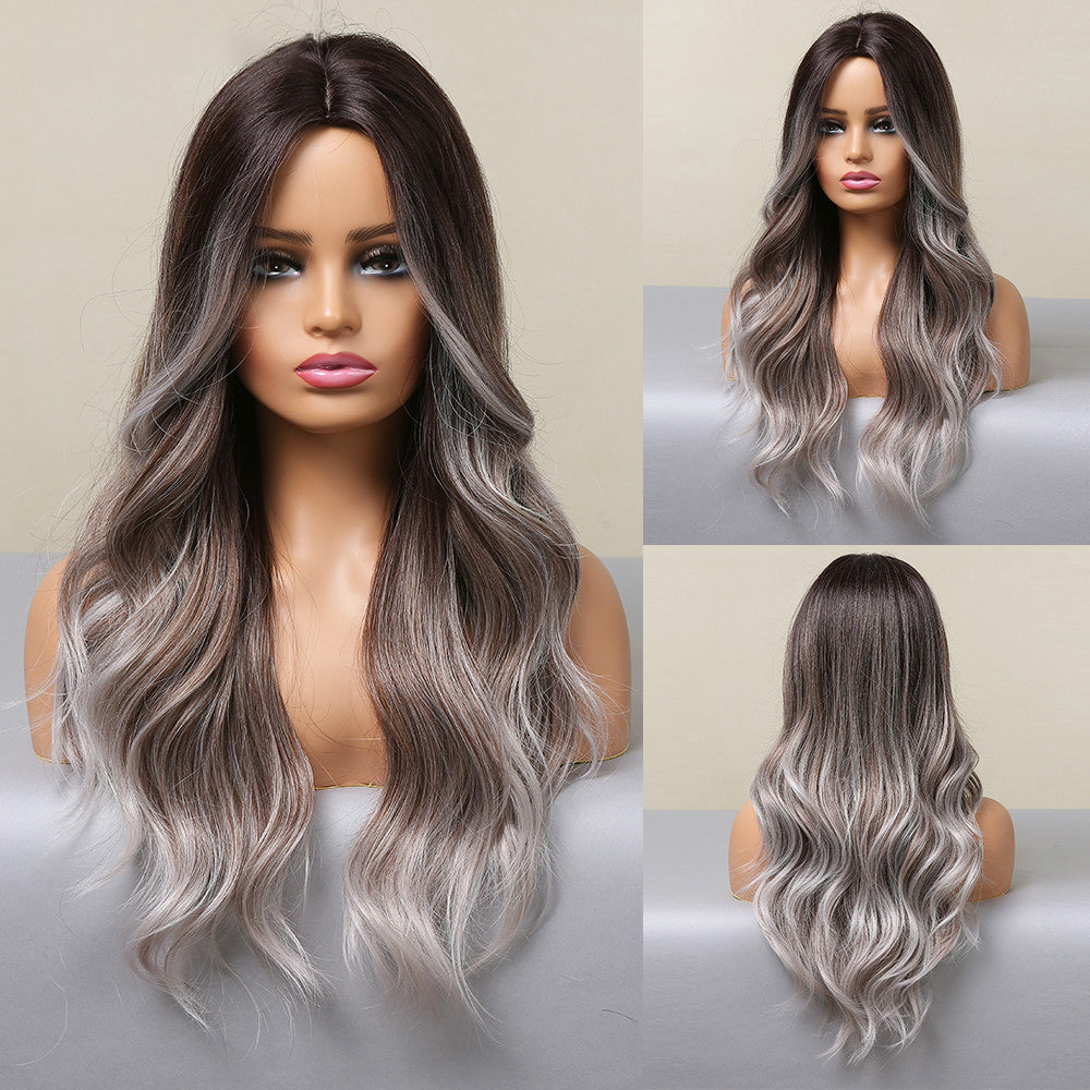 no41 ✨2PCS 50% OFF✨ FH P14340 ombre brown color synthetic wig