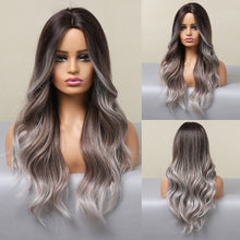 Load image into Gallery viewer, no41 ✨2PCS 50% OFF✨ FH P14340 ombre brown color synthetic wig