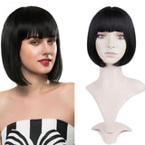 FH wholesale cheap wig P12453 short black bob synthetic hair wig