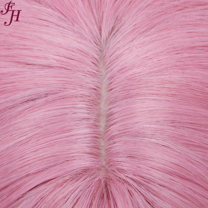 no25✨2PCS 50% OFF✨ FH P13576 pink color short wavy bob wig synthetic wig