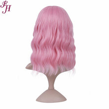 Load image into Gallery viewer, no25✨2PCS 50% OFF✨ FH P13576 pink color short wavy bob wig synthetic wig