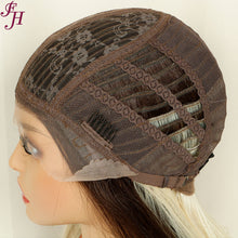 Load image into Gallery viewer, FH P13837 T part lace closure long straight synthetic hair wig