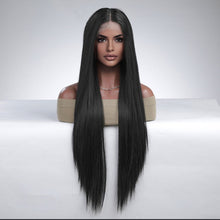 Load image into Gallery viewer, ✨2PCS 50% OFF✨ FH P14231 Long Blonde Straight Lace Front Synthetic Wig Meddle Part