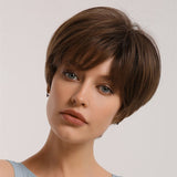 FHTK FH-WS3040 #10B:12B short pixie bang hair synthetic wig