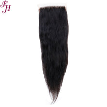 Load image into Gallery viewer, FH human hair 5x5 straight hair lace closure