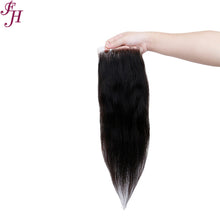 Load image into Gallery viewer, FH human hair 5x5 straight hair lace closure