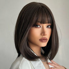 Load image into Gallery viewer, FHTK FH-WS1768A #4A short bob bang synthetic wig